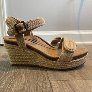 Aetrex Cream Espadrille Sandals